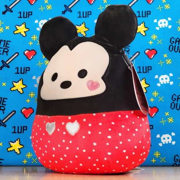 Squishmallow Mickey Mouse 8" UltraSoft Stuffed Valentine's Day Disney Plush NWT - Picture 3 of 7